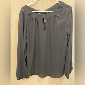 Black long sleeve blouse